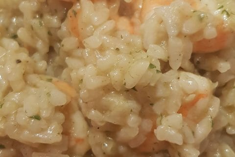 Cliquez pour zoomer ! Risotto crevettes et curry au Thermomix