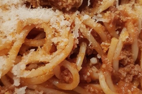 Cliquez pour zoomer ! Spaghettis bolognaise au Thermomix