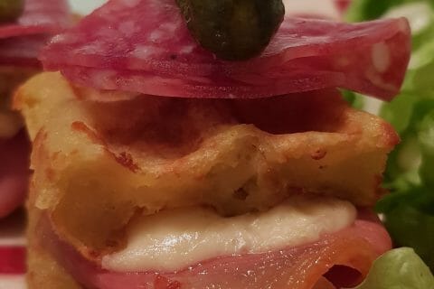 Cliquez pour zoomer ! Gaufres raclette au Thermomix