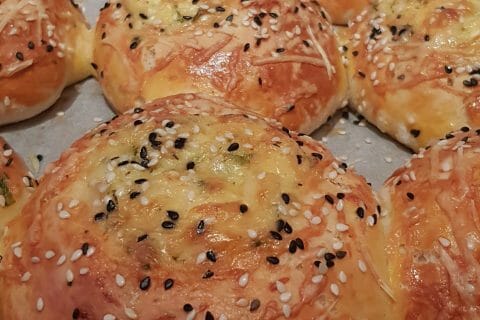 Cliquez pour zoomer ! Poğaça – Petits pains Turcs à la Feta au Thermomix