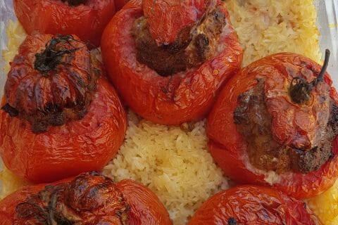 Cliquez pour zoomer ! Tomates farcies au Thermomix