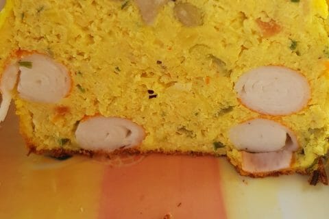 Cliquez pour zoomer ! Terrine de macédoine et surimi au Thermomix
