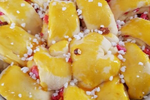 Cliquez pour zoomer ! Brioche aux pralines roses Thermomix par Noemie71440