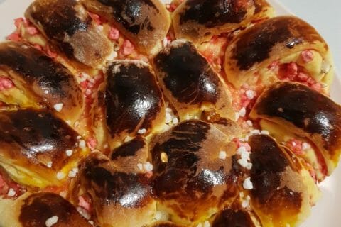 Cliquez pour zoomer ! Brioche aux pralines roses Thermomix par Noemie71440