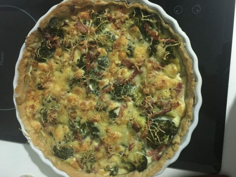 Cliquez pour zoomer ! Tarte aux brocolis et roquefort Thermomix par clairexyz