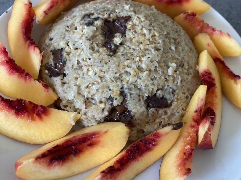 Cliquez pour zoomer ! Bowl cake banane et pépites de chocolat Thermomix par cristelj33380