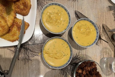 Cliquez pour zoomer ! Velouté de lentilles corail Thermomix par chris4