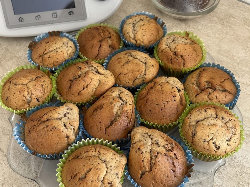 Cliquez pour zoomer ! Muffins aux pépites de chocolat Thermomix par chris4