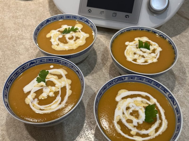 Cliquez pour zoomer ! Velouté de lentilles corail Thermomix par chris4