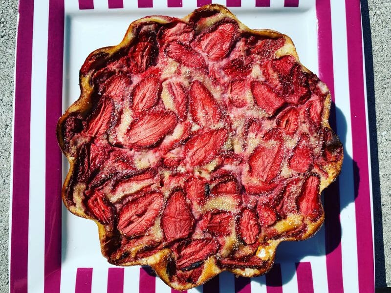 Cliquez pour zoomer ! Clafoutis aux fraises Thermomix par Laura70