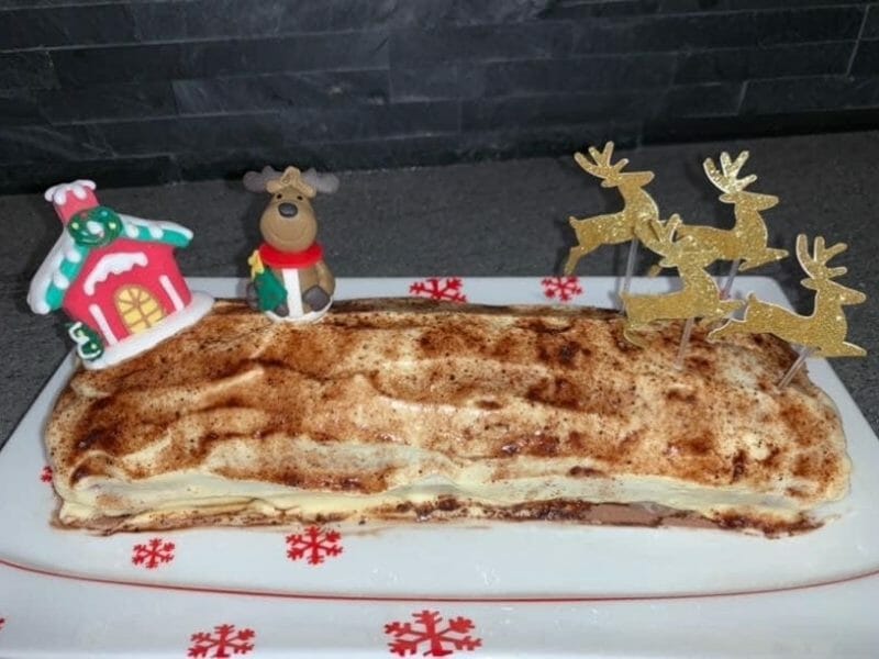 Cliquez pour zoomer ! Bûche Tiramisu Thermomix par Laura70