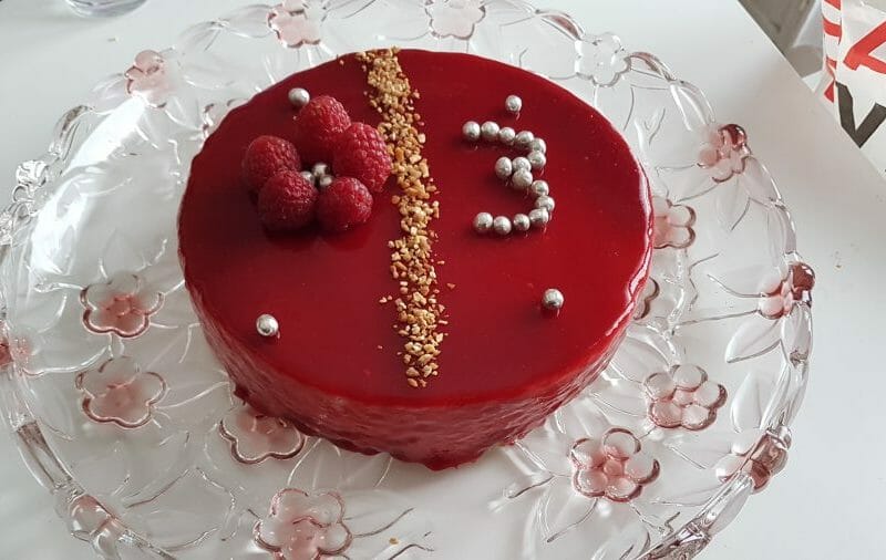 Cliquez pour zoomer ! Bavarois aux framboises Thermomix par Anne_12
