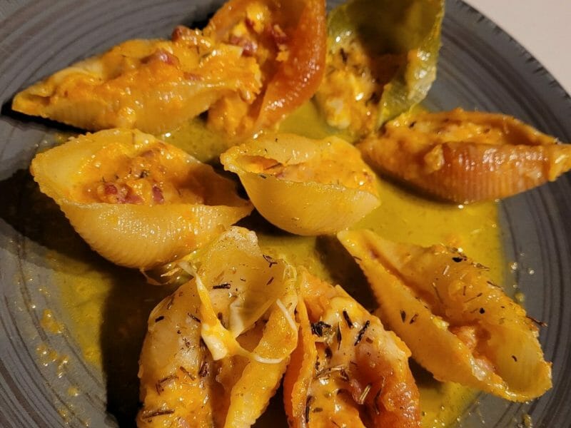 Cliquez pour zoomer ! Conchiglioni au potiron Thermomix par Val.S25