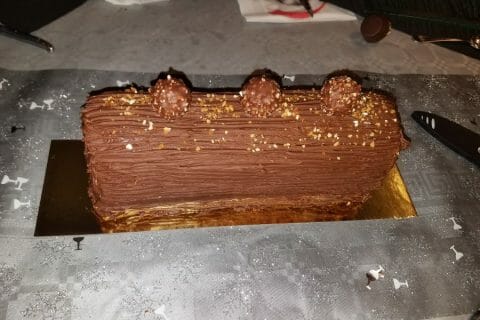 Cliquez pour zoomer ! Bûche Ferrero Rocher au Thermomix