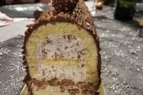 Cliquez pour zoomer ! Bûche Ferrero Rocher au Thermomix