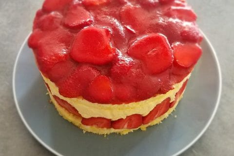 Cliquez pour zoomer ! Fraisier au Thermomix