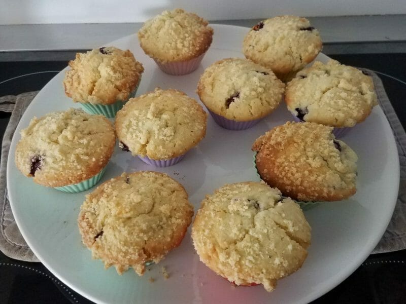 Cliquez pour zoomer ! Muffins aux myrtilles Thermomix par Melanie_21