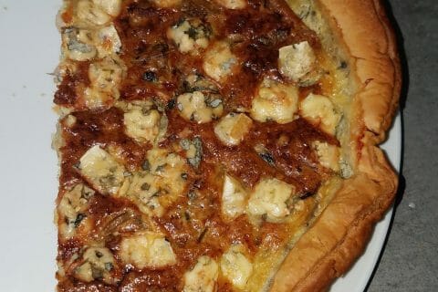 Cliquez pour zoomer ! Tarte champignons et lardons au Thermomix