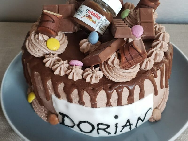 Cliquez pour zoomer ! Layer cake Kinder Bueno Thermomix par Melanie_21