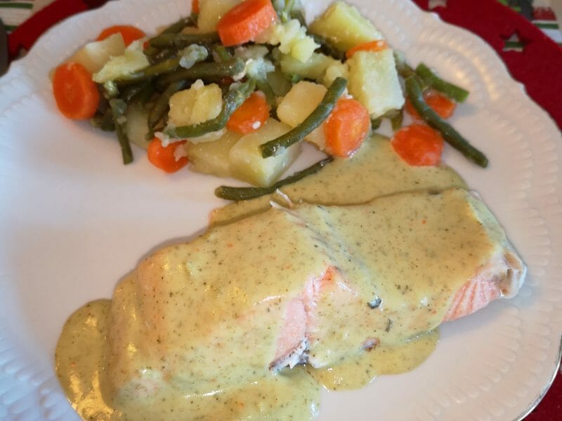 Cliquez pour zoomer ! Filet de cabillaud et sa sauce persillée Thermomix par Maii_1