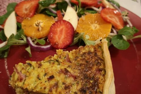 Cliquez pour zoomer ! Tarte courgettes et carottes au Thermomix