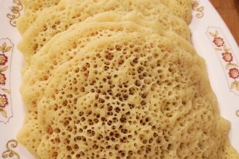 Cliquez pour zoomer ! Baghrir – Crêpes mille trous au Thermomix