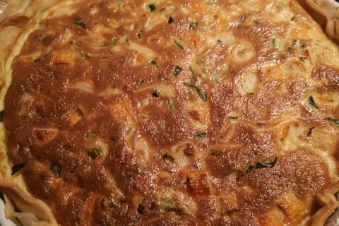 Cliquez pour zoomer ! Quiche saumon et courgettes au Thermomix