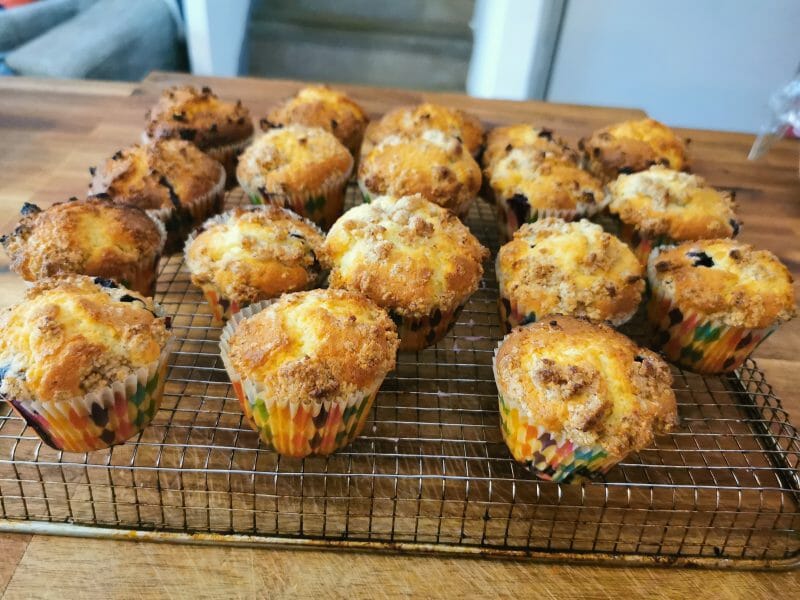 Cliquez pour zoomer ! Muffins aux myrtilles Thermomix par Maii_1