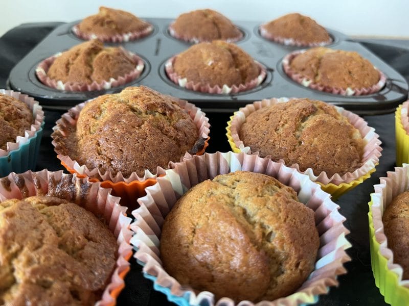 Cliquez pour zoomer ! Muffins à la banane Thermomix par morgilena