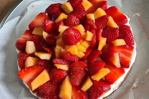 Cliquez pour zoomer ! Tarte aux fraises sans cuisson Thermomix par titelulu72