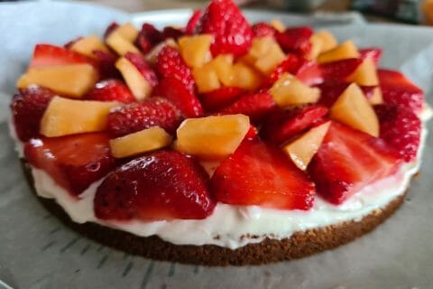 Cliquez pour zoomer ! Tarte aux fraises sans cuisson Thermomix par titelulu72