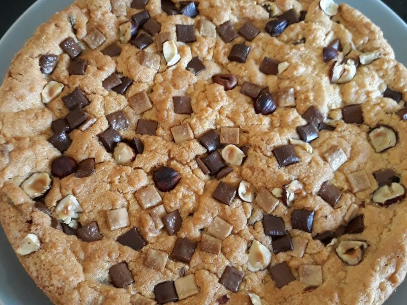 Le Cookie Geant Au Thermomix Cookomix Le Cookie Geant Au Thermomix Cookomix