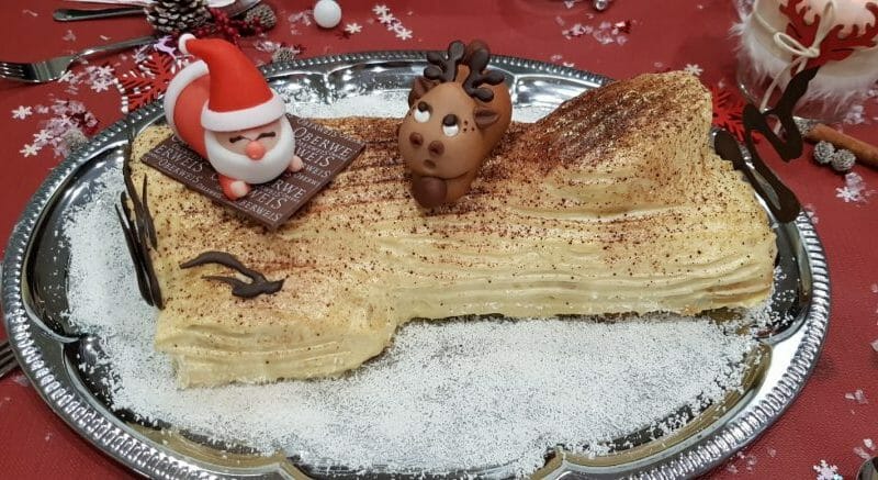 Cliquez pour zoomer ! Bûche Tiramisu Thermomix par Mimosadacosta