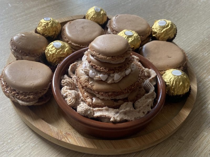 Cliquez pour zoomer ! Sapins de macarons à la framboise Thermomix par cindyrella_1