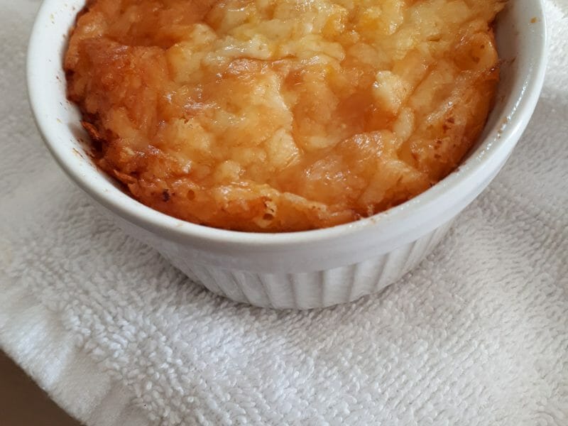 Cliquez pour zoomer ! Clafoutis cancoillotte, poireaux et chorizo Thermomix par Tiitiine