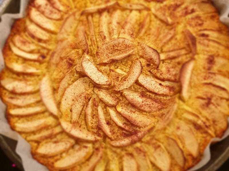 Cliquez pour zoomer ! Tarte aux pommes sans pâte Thermomix par Laetitia_23