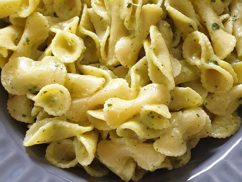 Cliquez pour zoomer ! Farfalle à la crème de courgettes Thermomix par Laetitia_23