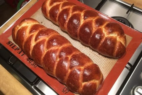 Cliquez pour zoomer ! Brioche tressée à la mie filante Thermomix par poussymix