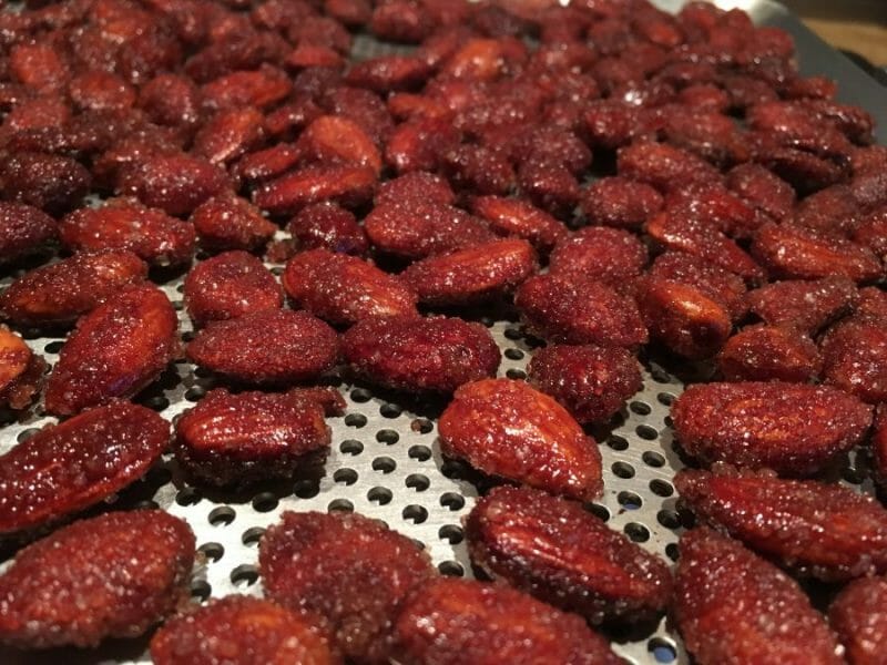 Cliquez pour zoomer ! Amandes grillées à la cannelle et au miel Thermomix par poussymix