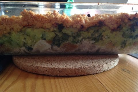 Cliquez pour zoomer ! Crumble poulet, courgettes et parmesan Thermomix par Marmottezic