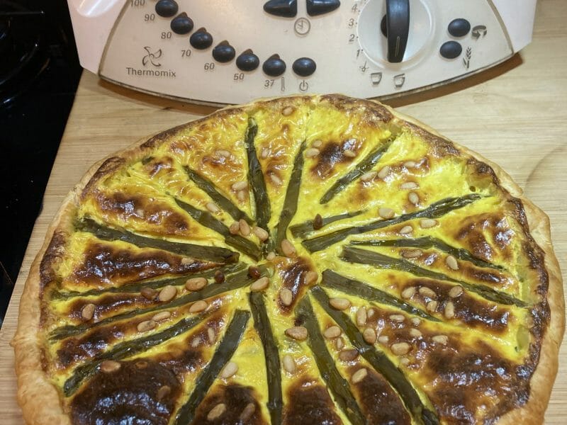 Cliquez pour zoomer ! Tarte asperges et ricotta Thermomix par amandinetaxi
