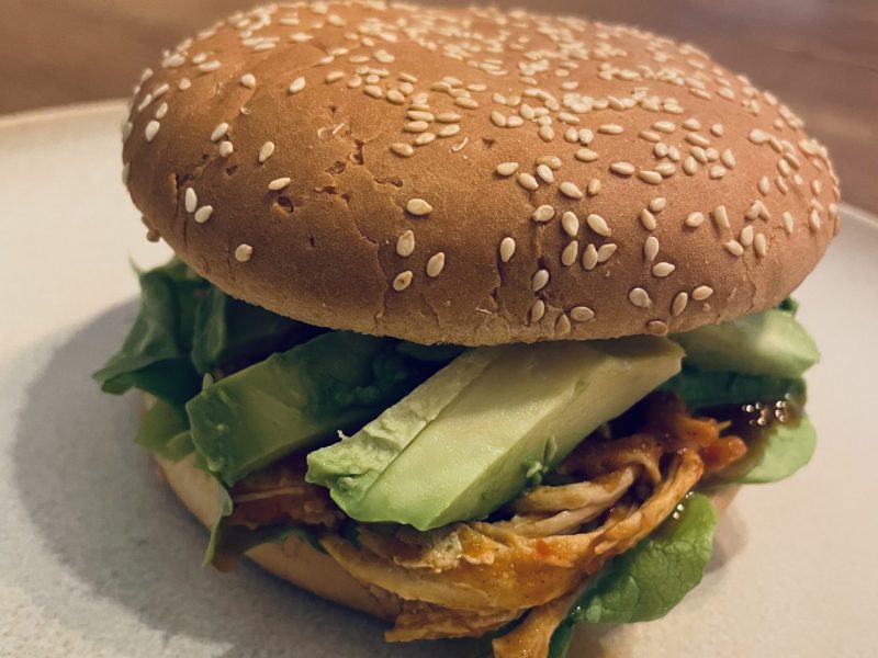 Cliquez pour zoomer ! Burger d’effiloché de poulet Thermomix par everaa