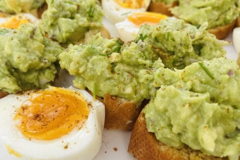 Cliquez pour zoomer ! Tartine avocat et oeuf mollet Thermomix par everaa
