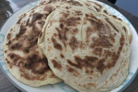 Cliquez pour zoomer ! Naans au fromage Thermomix par Erza