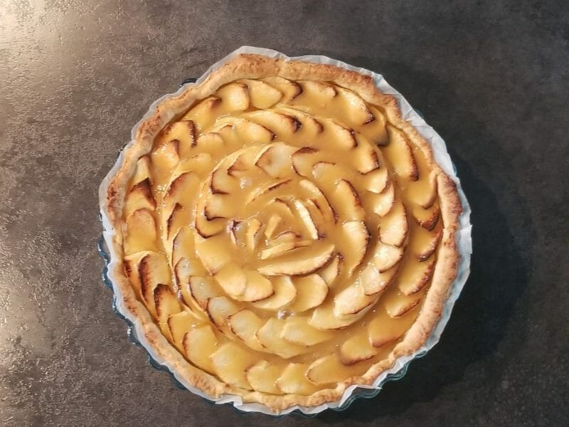 Cliquez pour zoomer ! Tarte pom’pote et caramel beurre salé Thermomix par lokev
