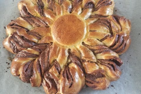 Cliquez pour zoomer ! Brioche étoilée au Nutella Thermomix par lokev