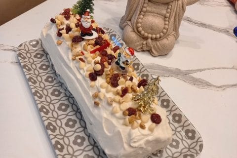 Cliquez pour zoomer ! Bûche forêt noire Thermomix par petitboulet03