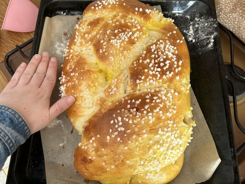 Cliquez pour zoomer ! Brioche tressée à la mie filante Thermomix par Sarah_15