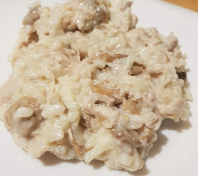 Cliquez pour zoomer ! Risotto poulet et champignons Thermomix par Gwanaelle