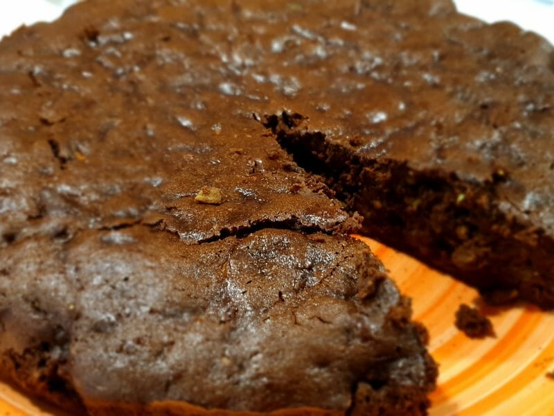 Cliquez pour zoomer ! Gâteau au chocolat et courgettes Thermomix par Laya06